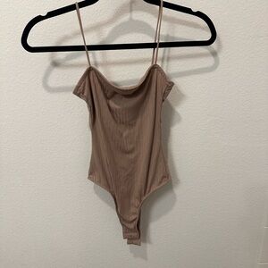 Elegant Tan Bodysuit